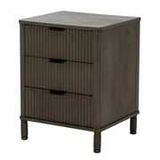 Reed Collection 3 Drawer Bedside Table Unit - Price Crash Furniture