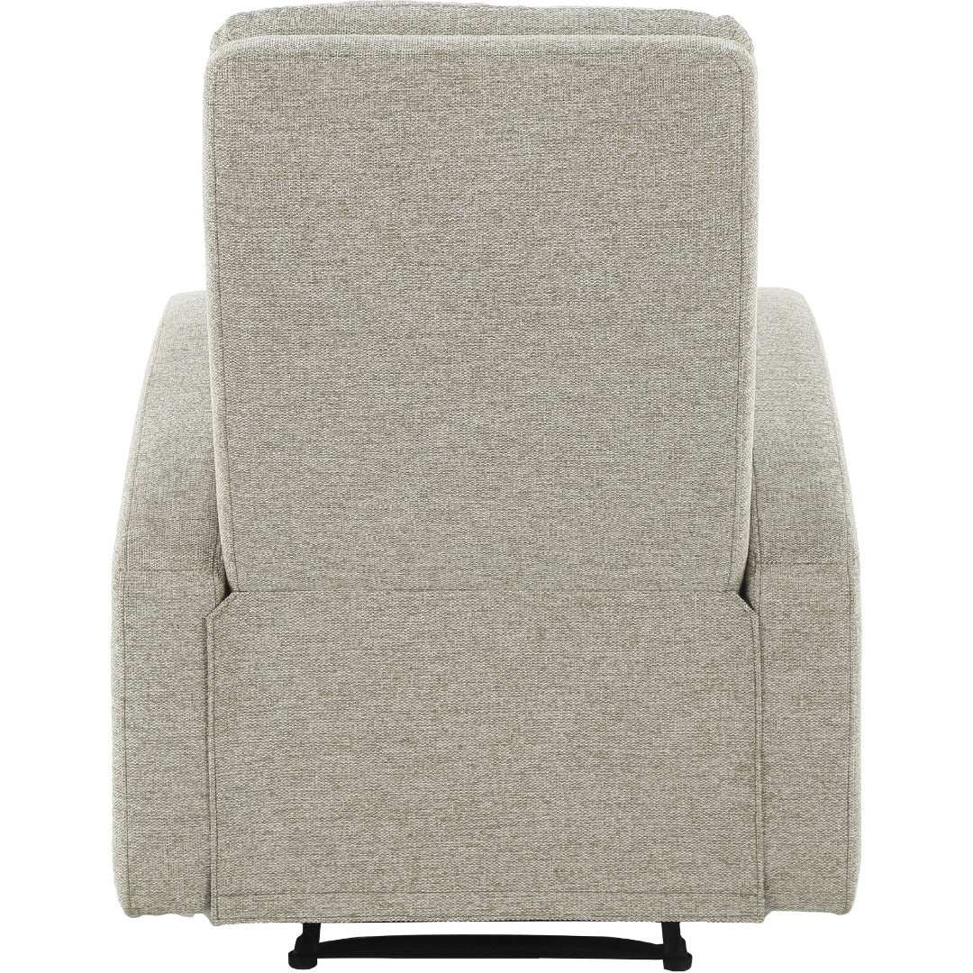 Rena Armchair Manual Recliner Natural Fabric - Price Crash Furniture