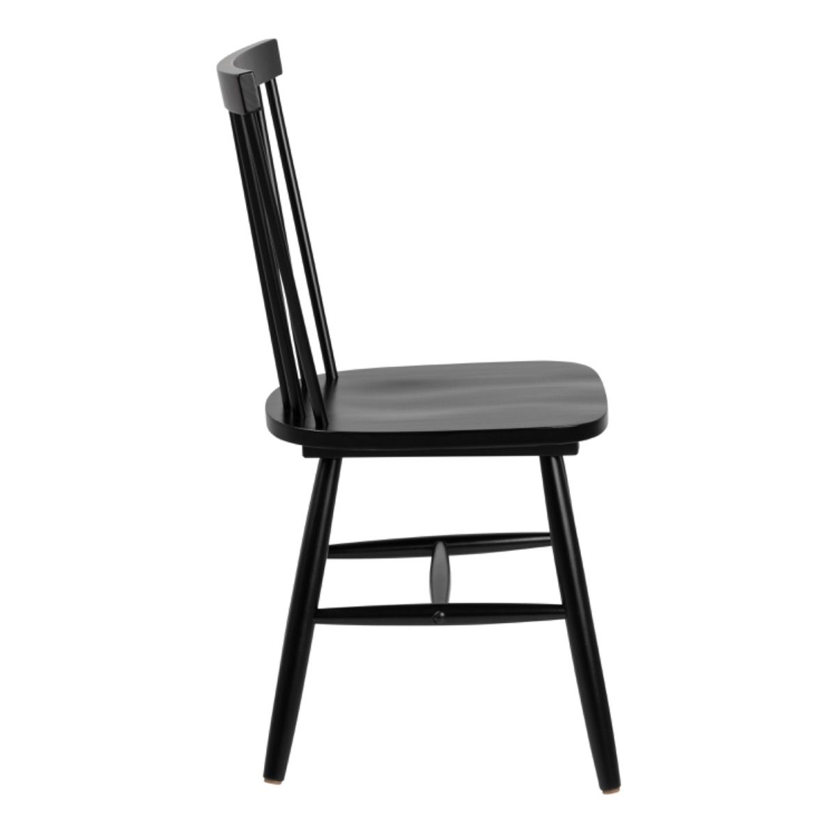 Riano Dining Chairs In Black Set Of 2 - Price Crash Furniture
