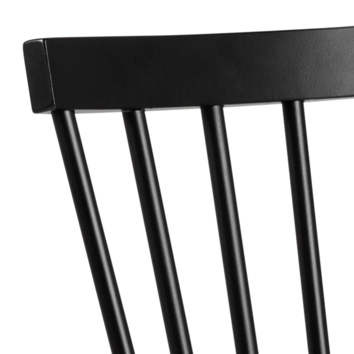 Riano Dining Chairs In Black Set Of 2 - Price Crash Furniture