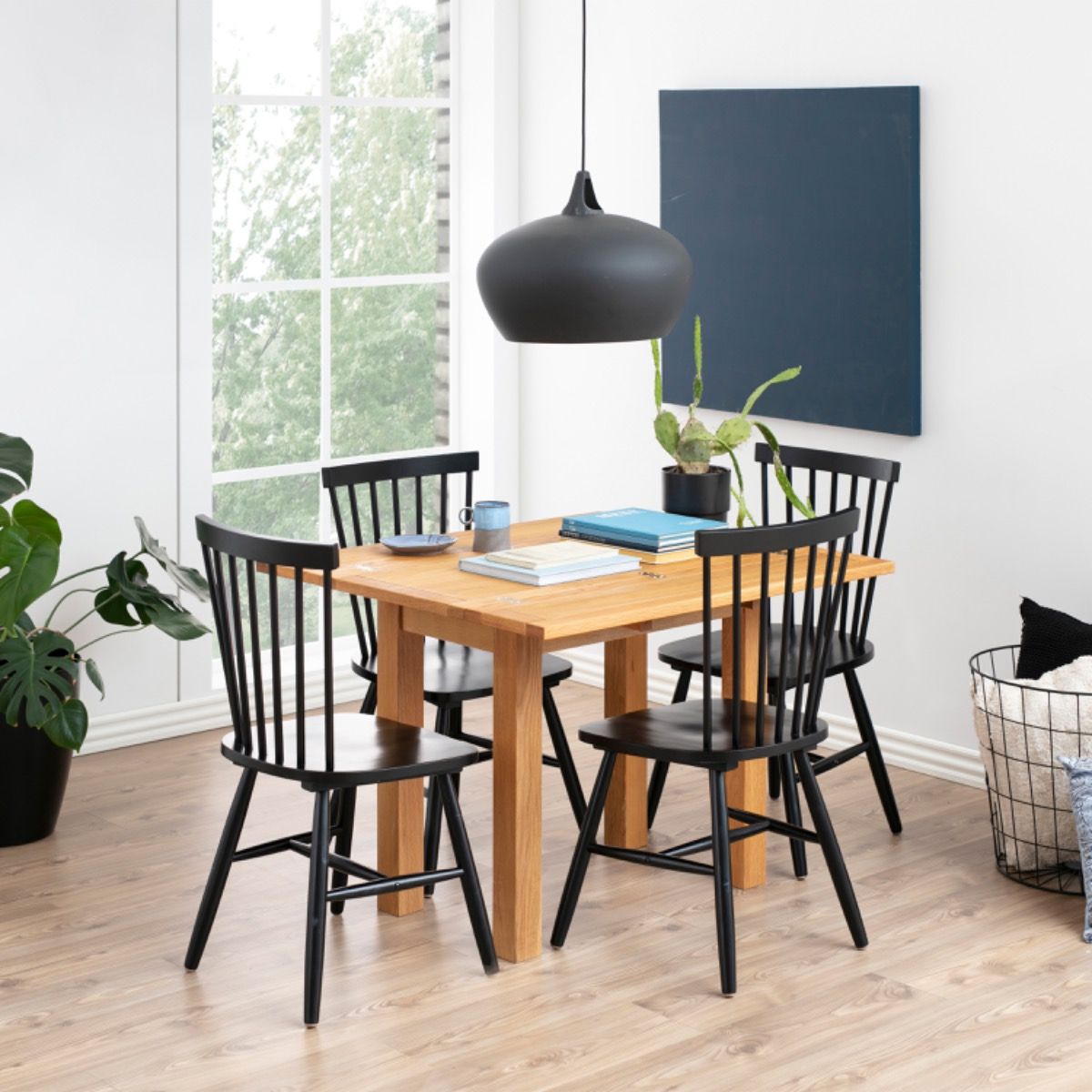 Riano Dining Chairs In Black Set Of 2 - Price Crash Furniture