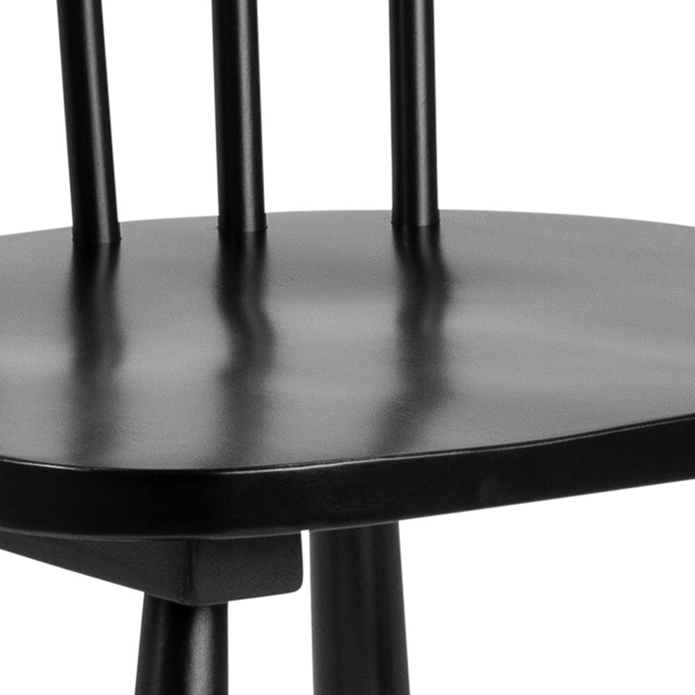 Riano Dining Chairs In Black Set Of 2 - Price Crash Furniture