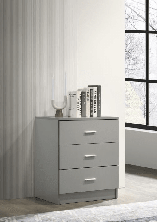Rio Costa 3 Drawer Chest of Drawers in Grey - Price Crash Furniture