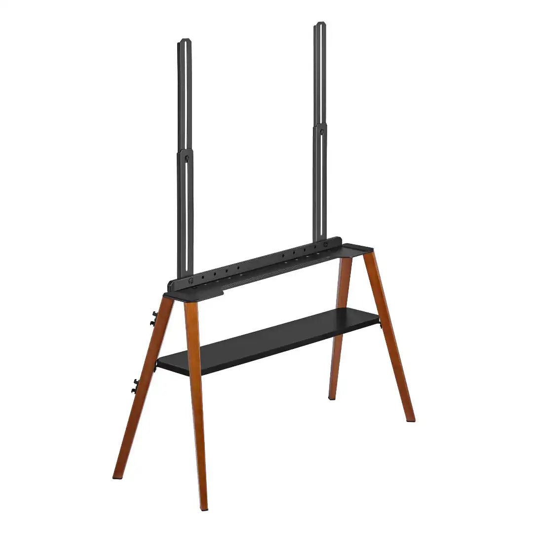 Roma Easel TV Stand in Dark Wood - Price Crash Furniture
