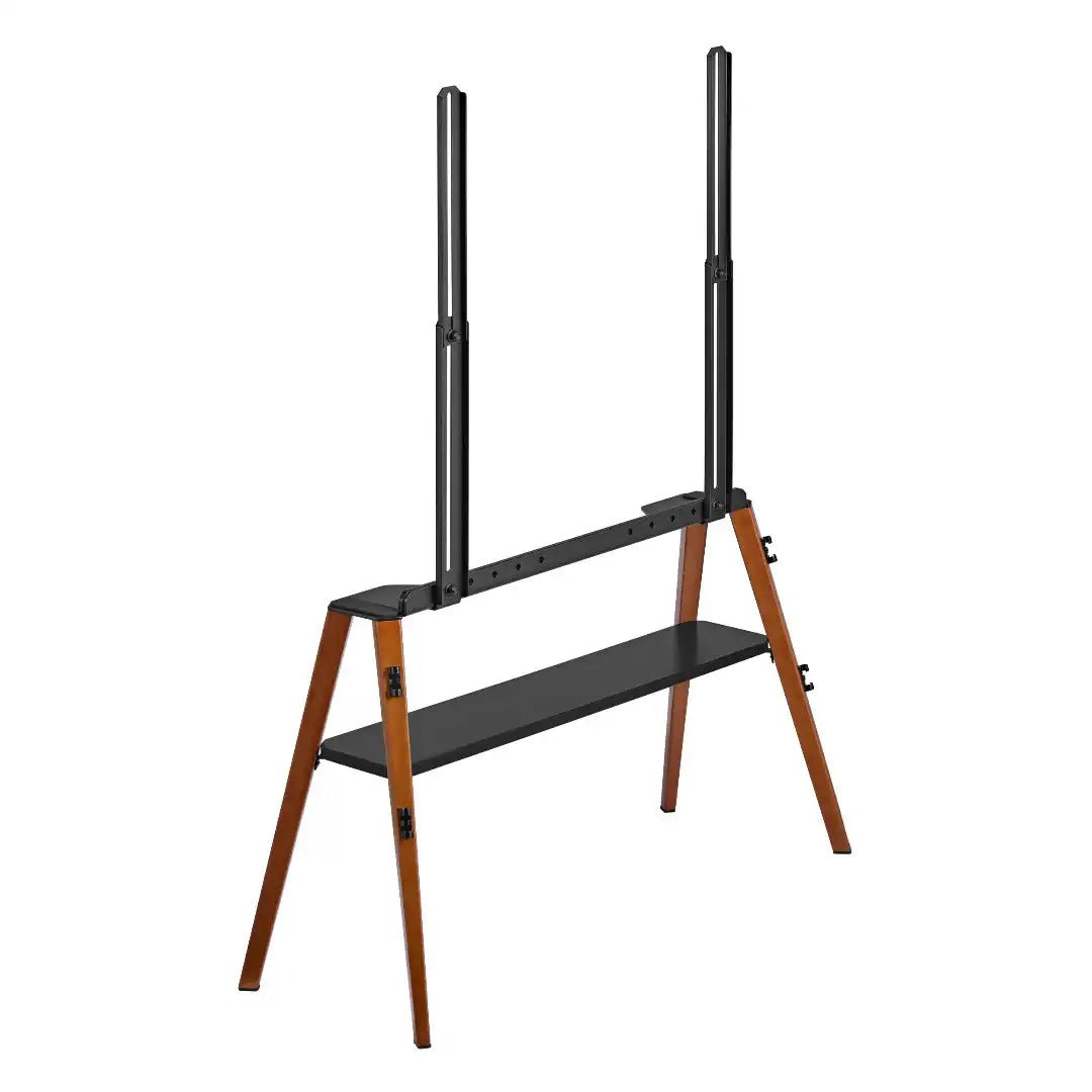 Roma Easel TV Stand in Dark Wood - Price Crash Furniture