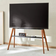 Roma Easel TV Stand in Dark Wood - Price Crash Furniture