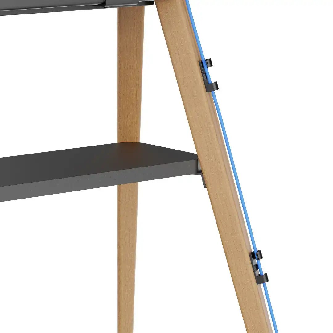 Roma Easel TV Stand in Light Wood - Price Crash Furniture