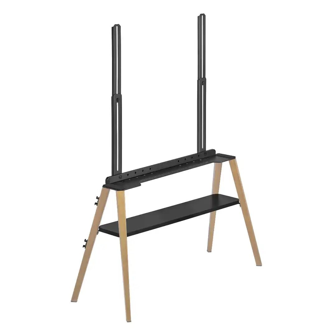 Roma Easel TV Stand in Light Wood - Price Crash Furniture