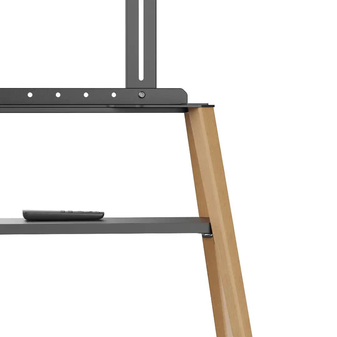 Roma Easel TV Stand in Light Wood - Price Crash Furniture