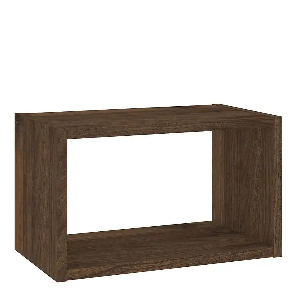Roomers Wall Shelf Unit in Walnut - Price Crash Furniture