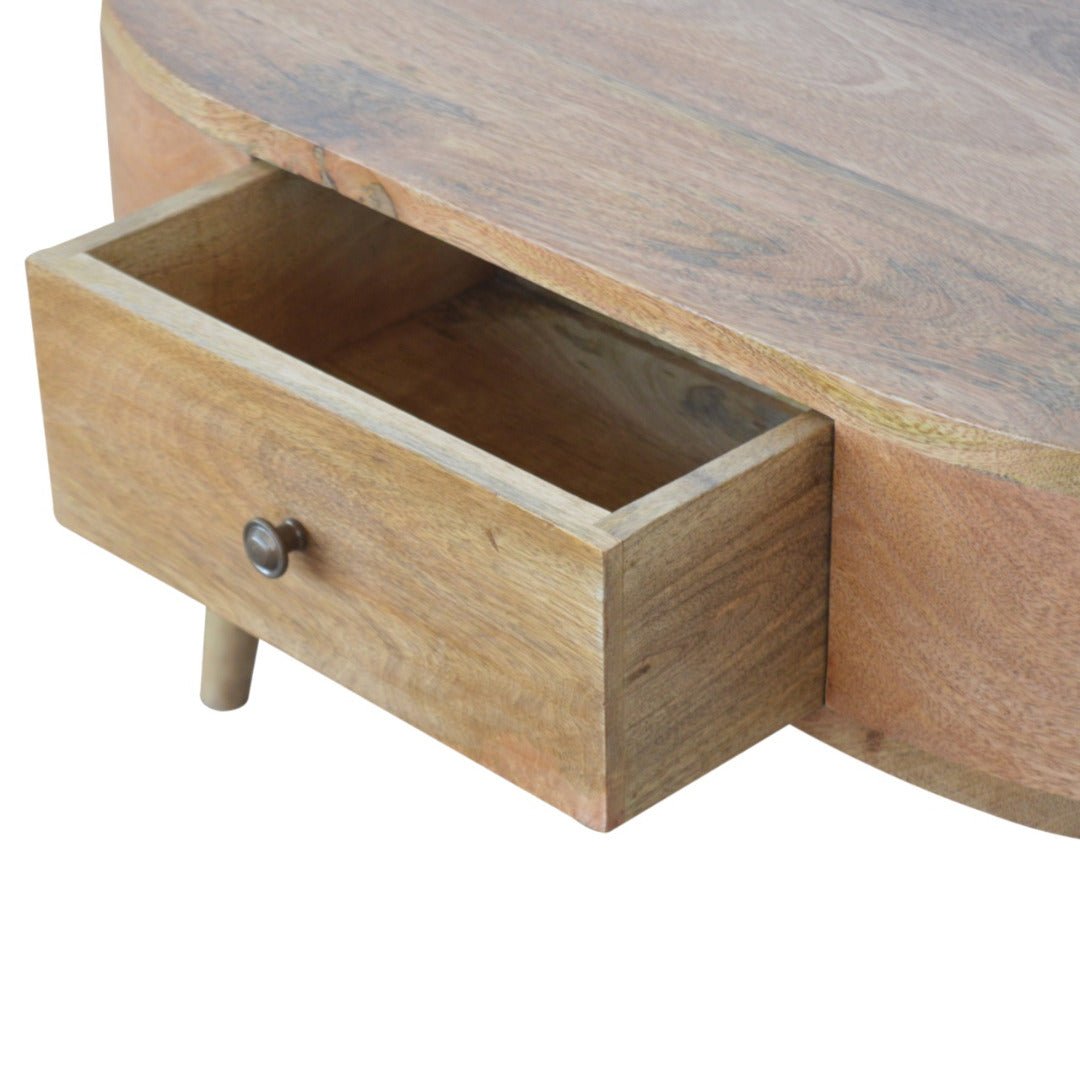 Rounded Coffee Table - Price Crash Furniture