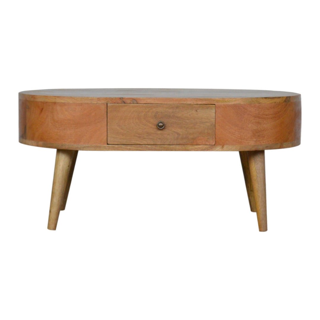 Rounded Coffee Table - Price Crash Furniture