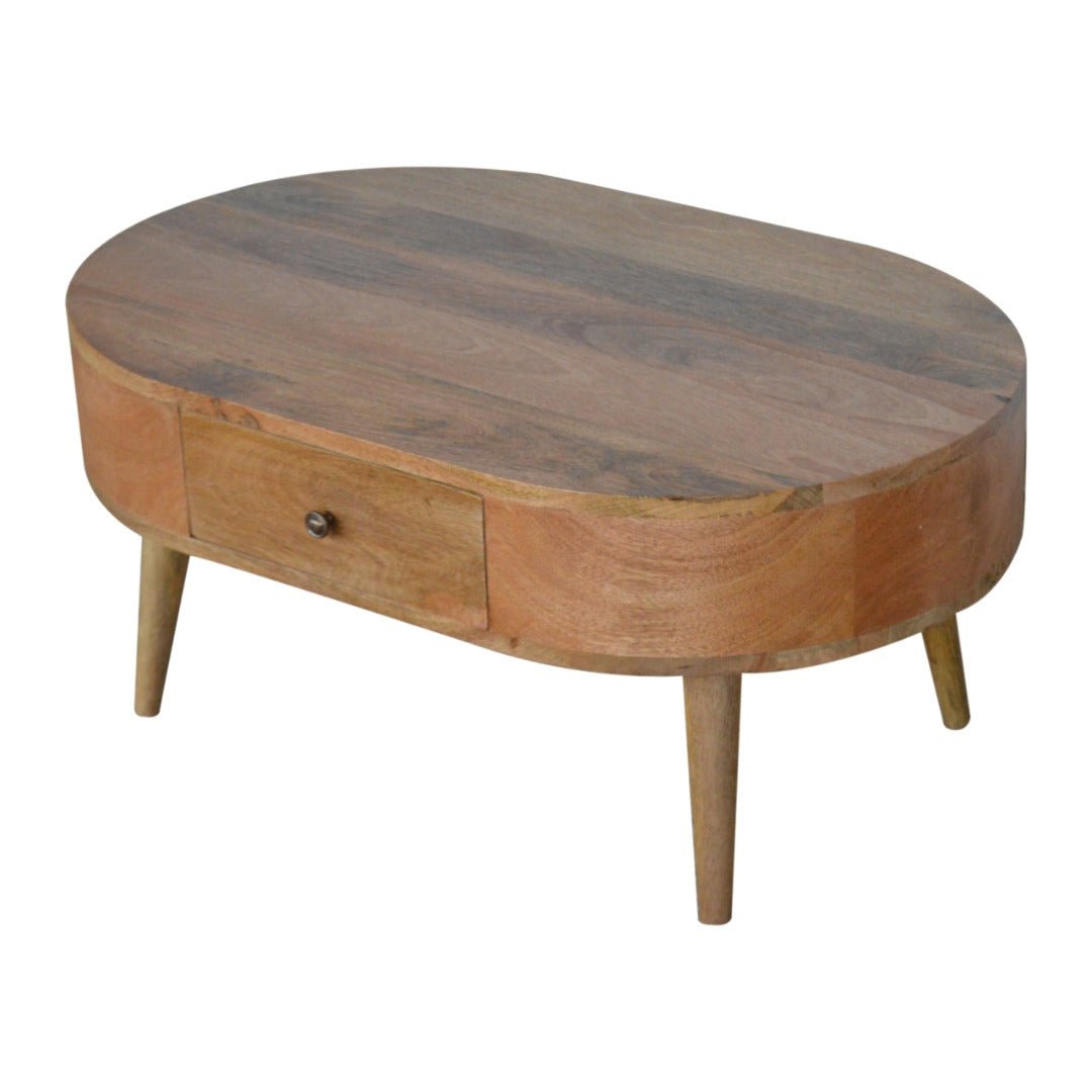 Rounded Coffee Table - Price Crash Furniture