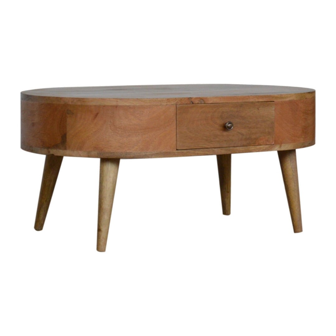 Rounded Coffee Table - Price Crash Furniture