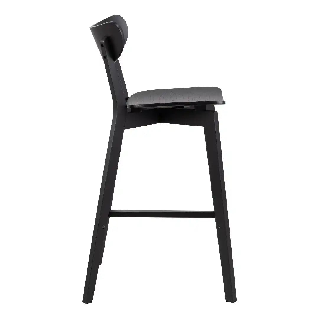Roxby Bar Stool in Oak Set of 2 - Price Crash Furniture