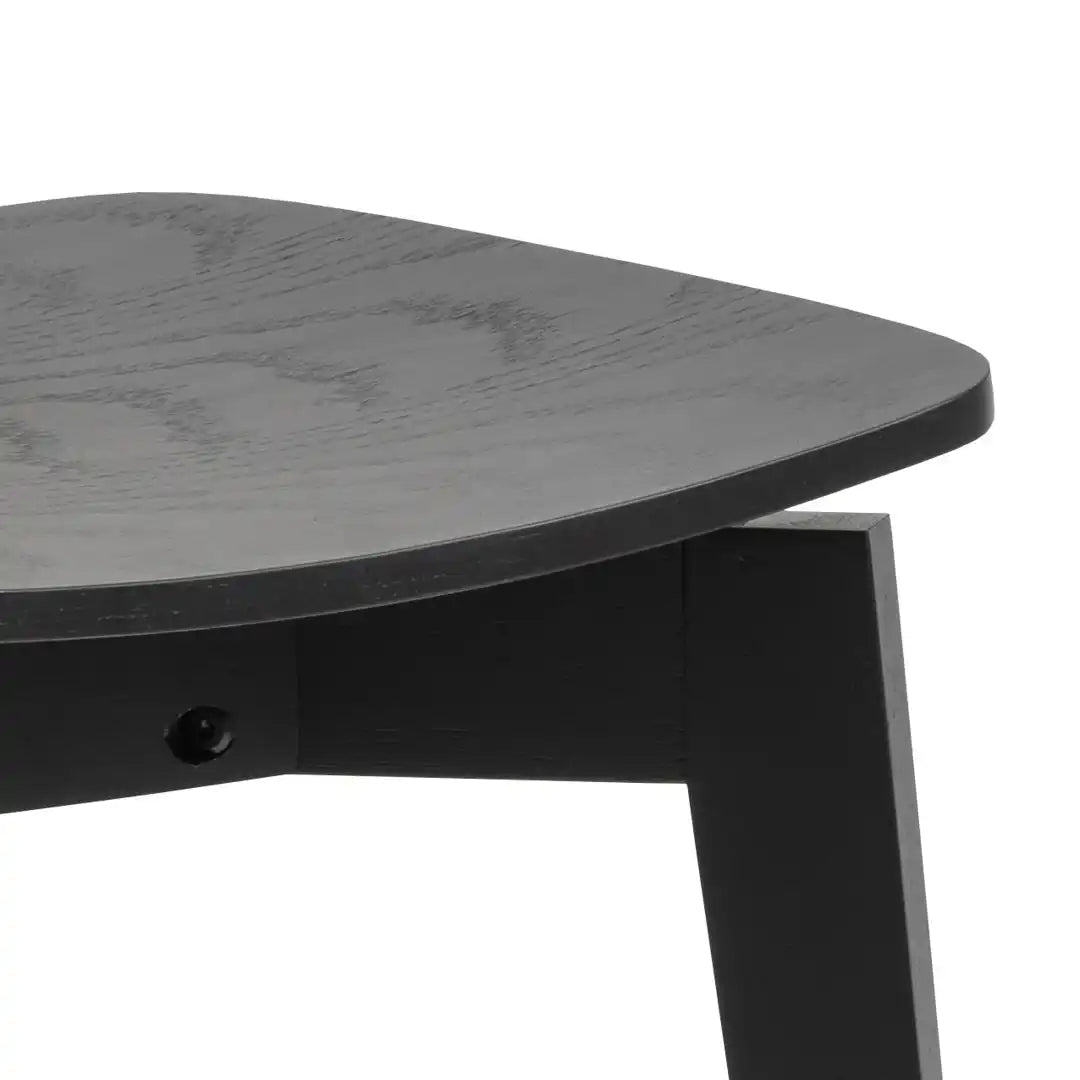 Roxby Dining Chairs in Black Set of 2 - Price Crash Furniture