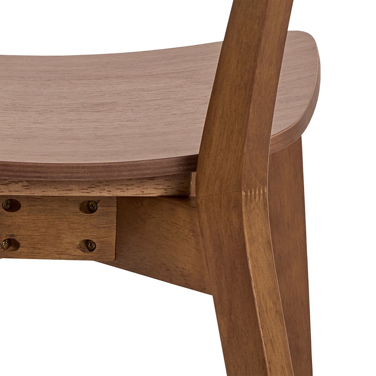 Roxby Dining Chairs In Walnut Set Of 2 - Price Crash Furniture