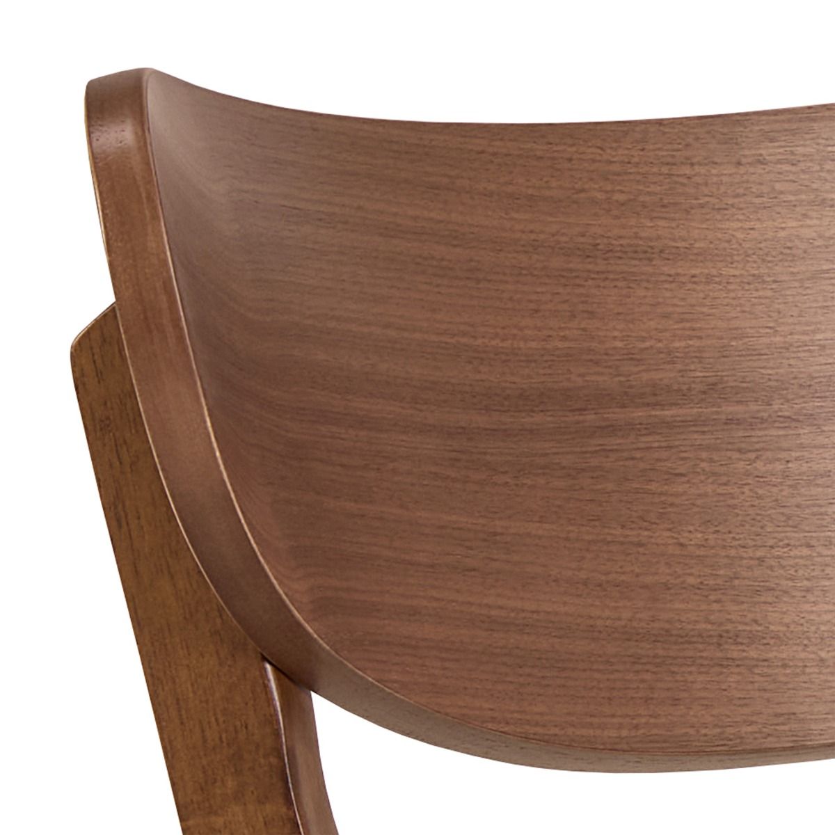 Roxby Dining Chairs In Walnut Set Of 2 - Price Crash Furniture