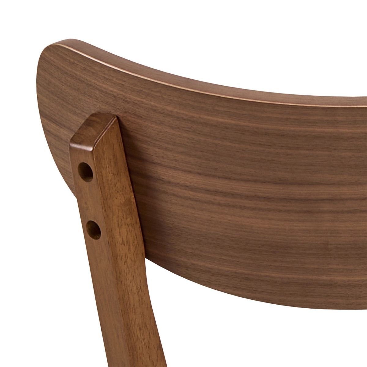 Roxby Dining Chairs In Walnut Set Of 2 - Price Crash Furniture