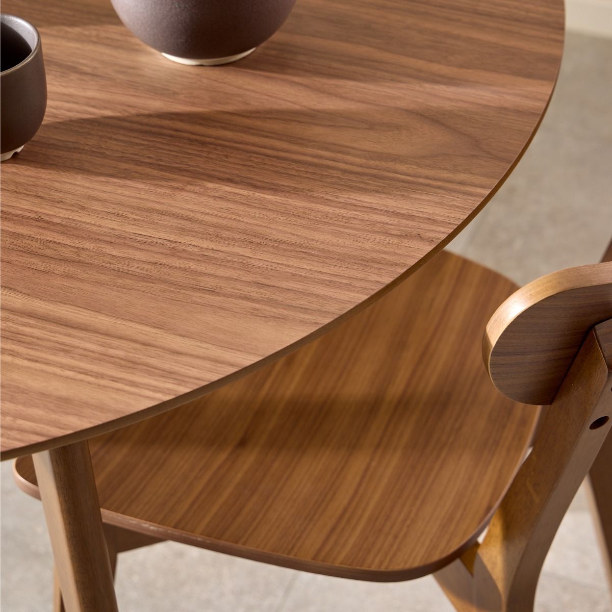 Roxby Dining Chairs In Walnut Set Of 2 - Price Crash Furniture