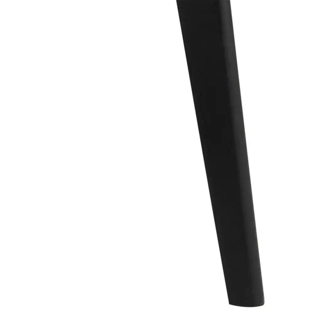Roxby Round Dining Table in Black 140x76cm - Price Crash Furniture