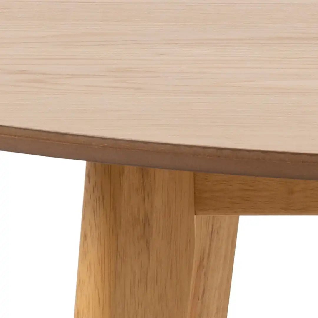 Roxby Round Dining Table in Oak 140x76cm - Price Crash Furniture