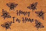 Honey I'm Home Coir Doormat 40x60cm - Price Crash Furniture