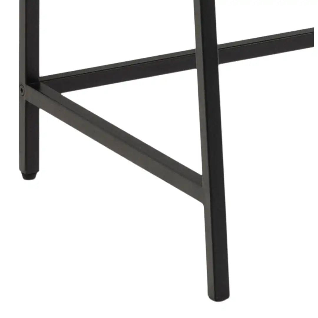 Seaford Bookcase with 1 Drawer in Black and Oak - Price Crash Furniture