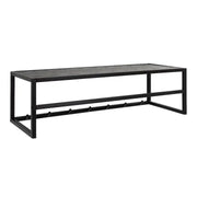 Seaford Coat Rack in Black And Oak - Price Crash Furniture