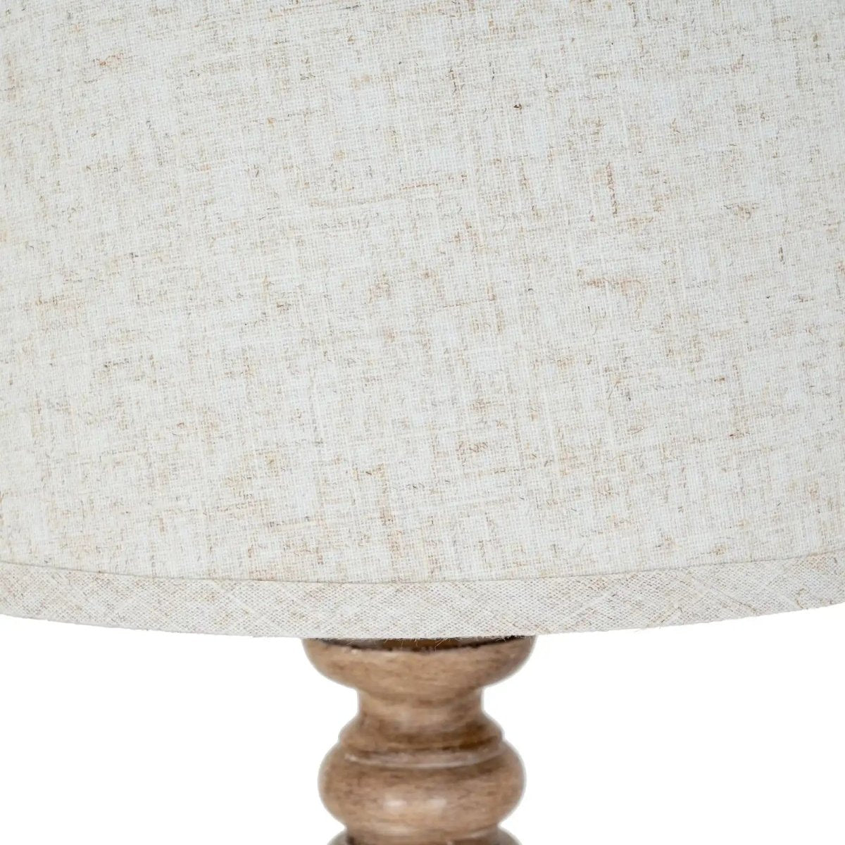 Seraphia Table Lamp With Edged Linen Shade - Price Crash Furniture