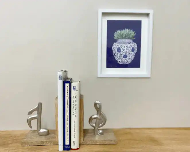 Set of Two Musical Note Bookends - Price Crash Furniture