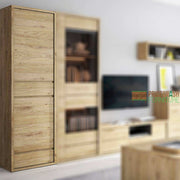 Shetland 2 Door 2 Drawer Narrow Cabinet - Price Crash Furniture