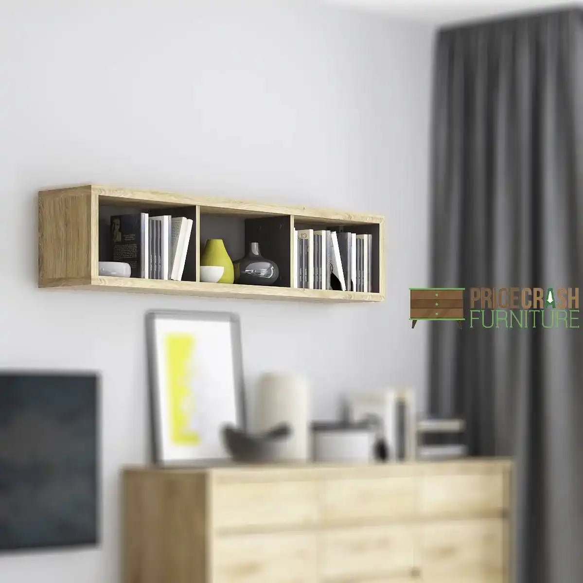 Shetland Wide Floating Wall Shelf