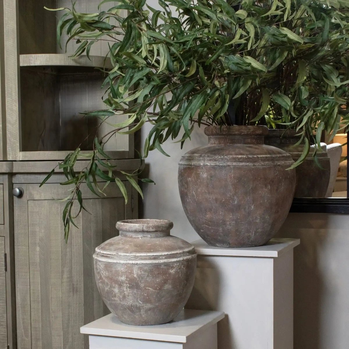 Siena Large Brown Water Pot - Price Crash Furniture