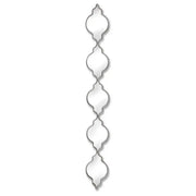 Silver Quarterfoil Decorative Hanging Mirror - Price Crash Furniture