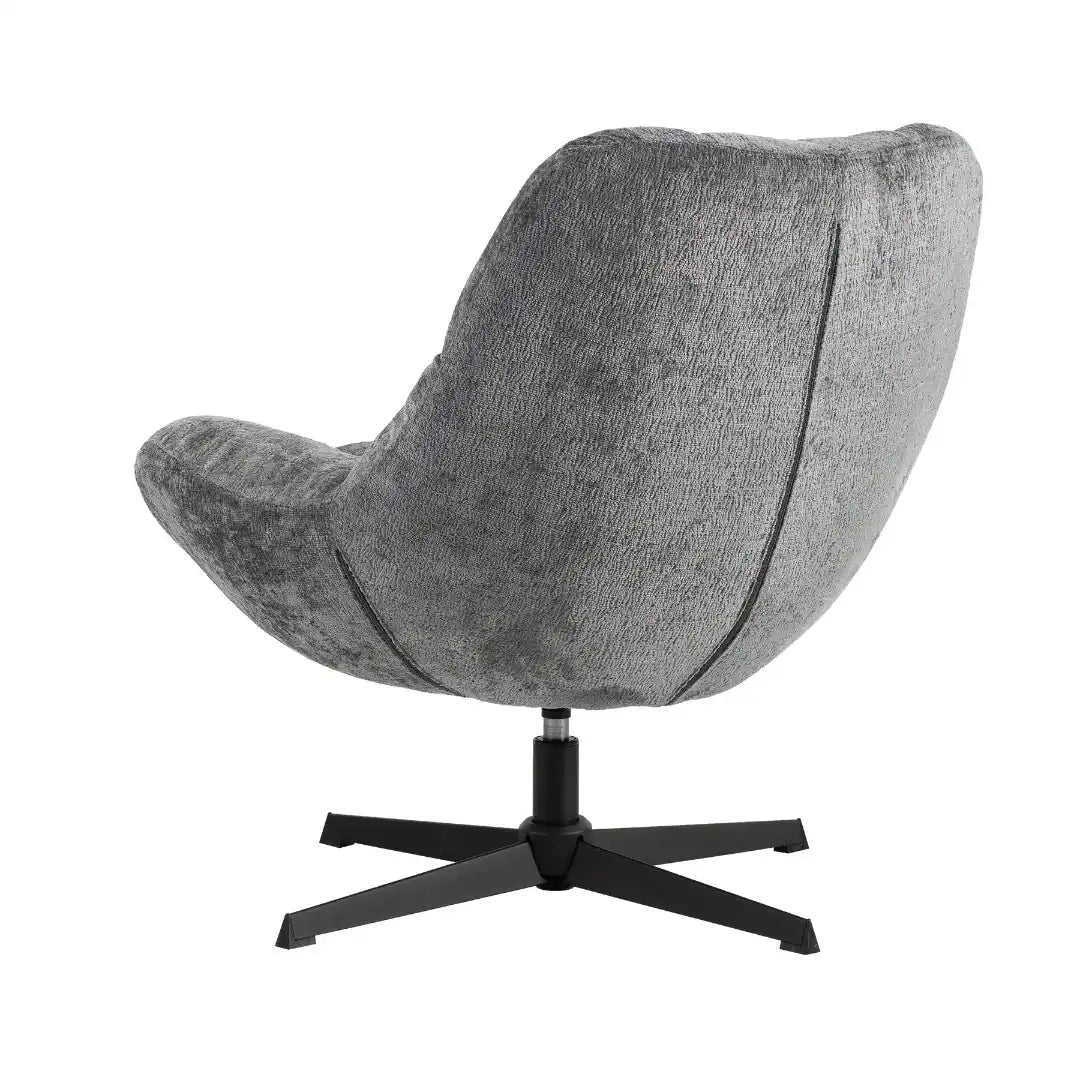 Silverdale Accent Chair Grey Chenille - Price Crash Furniture