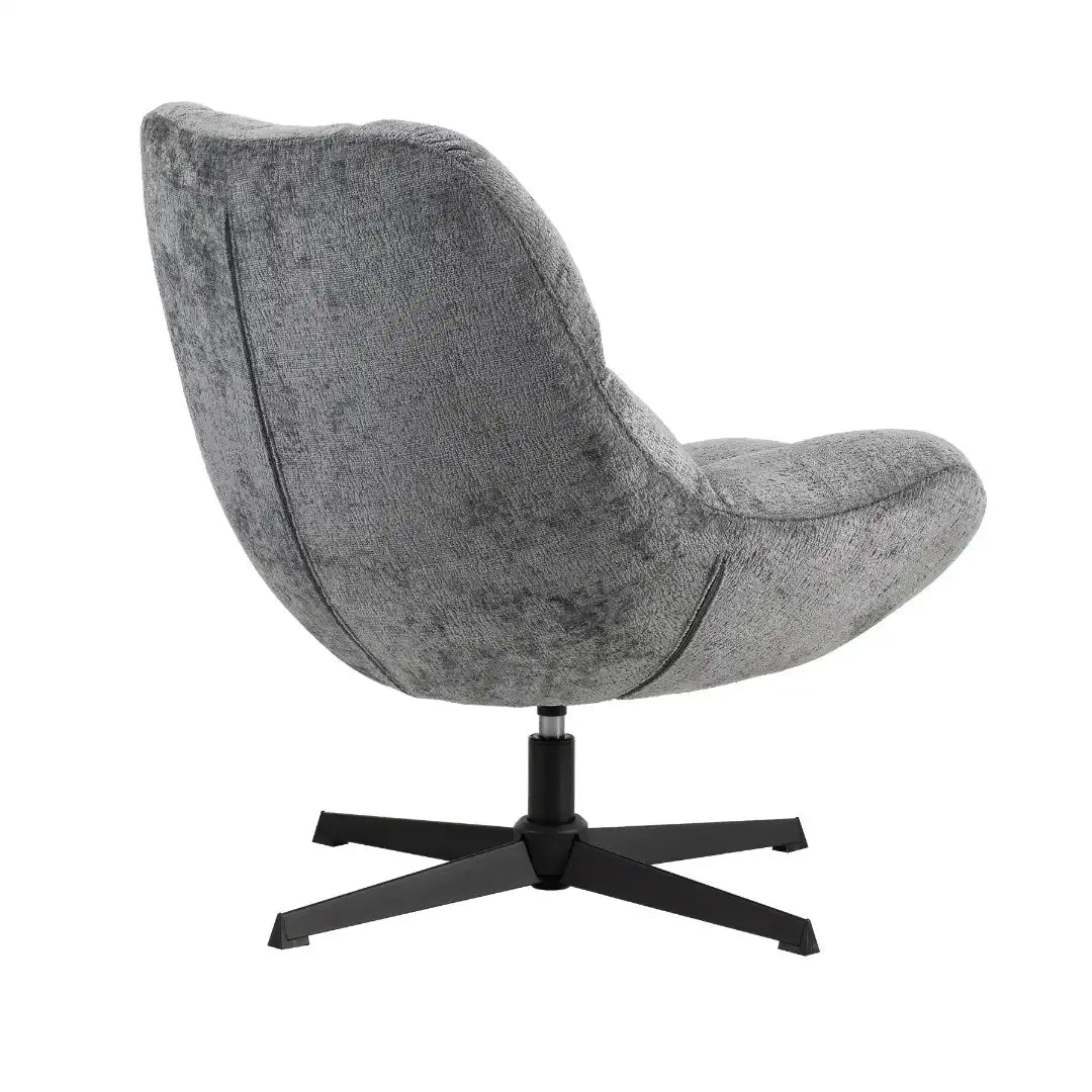 Silverdale Accent Chair Grey Chenille - Price Crash Furniture