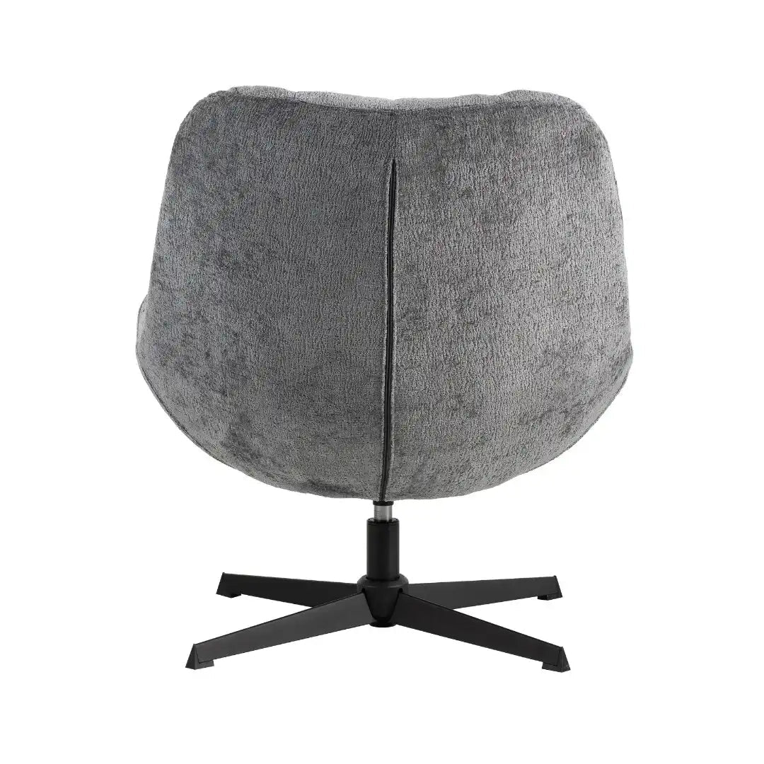 Silverdale Accent Chair Grey Chenille - Price Crash Furniture