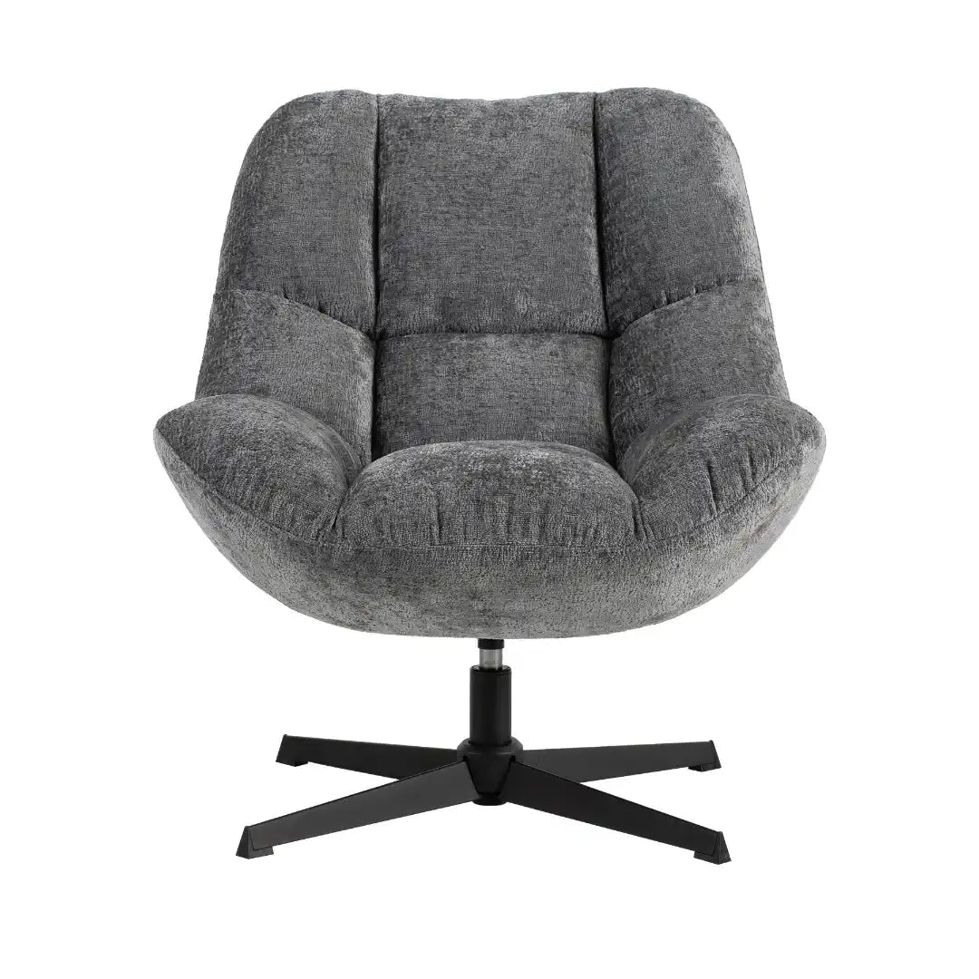 Silverdale Accent Chair Grey Chenille - Price Crash Furniture