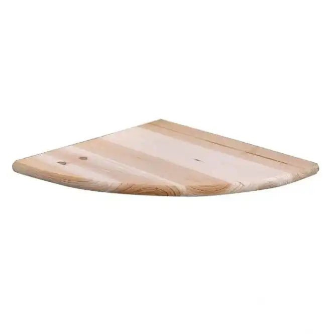 Simple and Natural Corner Wall Shelf 28.5cm 3 - Pack in Solid Wood by Core - Price Crash Furniture