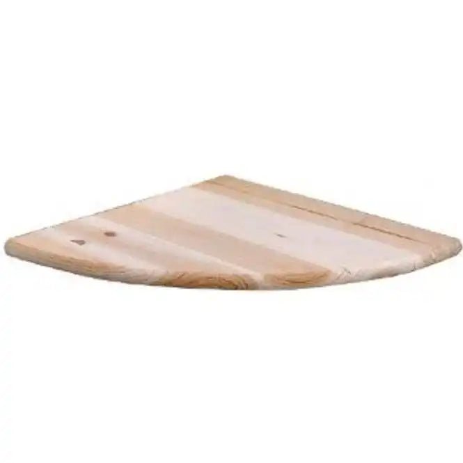 Simple and Natural Corner Wall Shelf 28.5cm in Solid Wood by Core - Price Crash Furniture