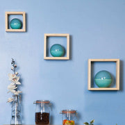 Simple and Natural Wood Wall Shelf Cube 3 - Pack by Core - Price Crash Furniture