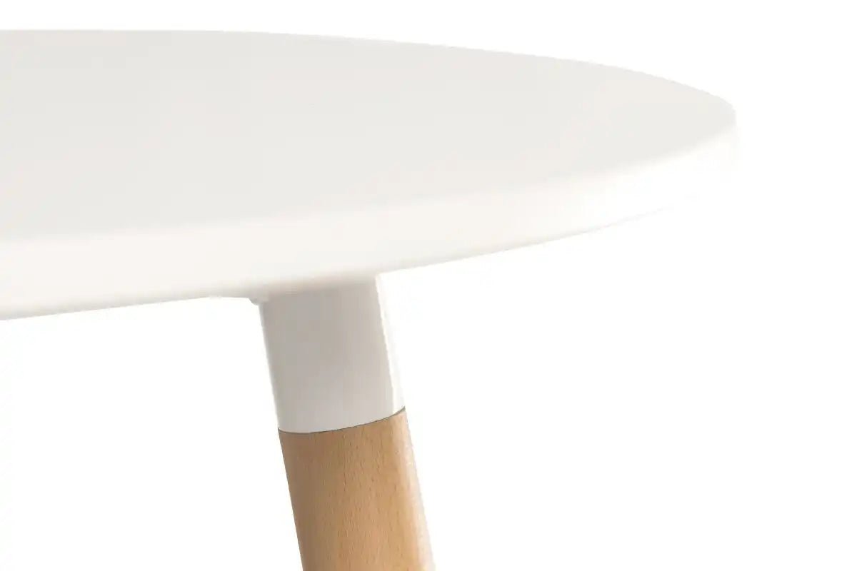 Skandi Round Table White - Price Crash Furniture