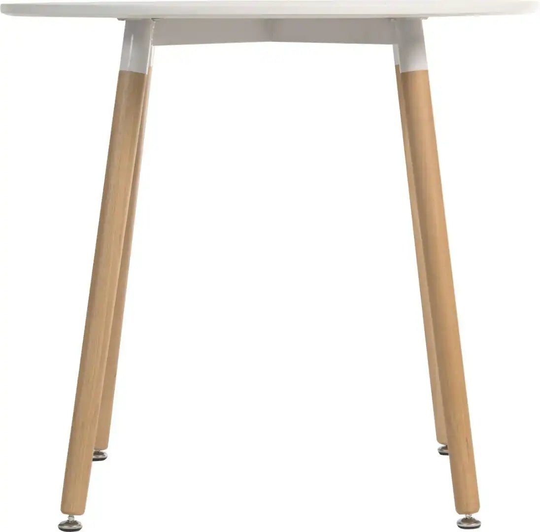 Skandi Round Table White - Price Crash Furniture