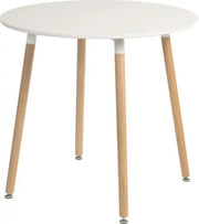 Skandi Round Table White - Price Crash Furniture