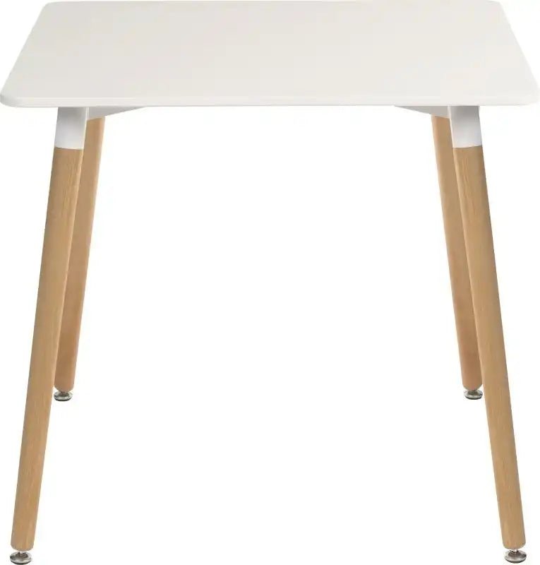 Skandi Square Table White - Price Crash Furniture