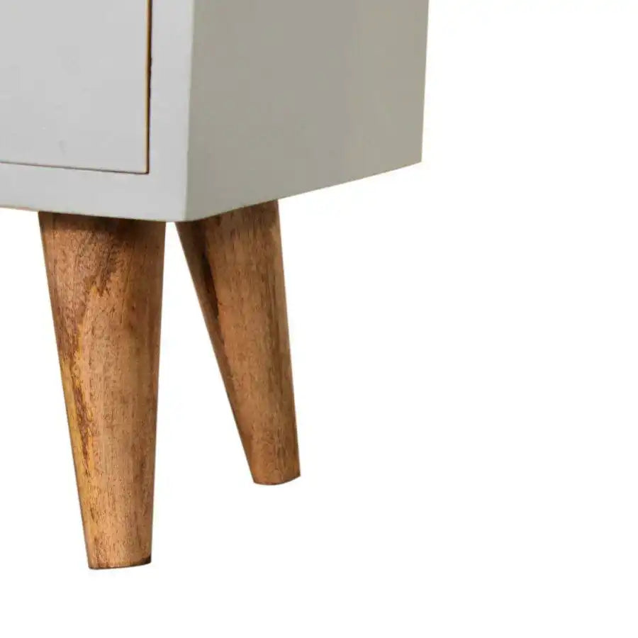 Sky Blue Hand Painted Bedside by Artisan Furniture - Price Crash Furniture