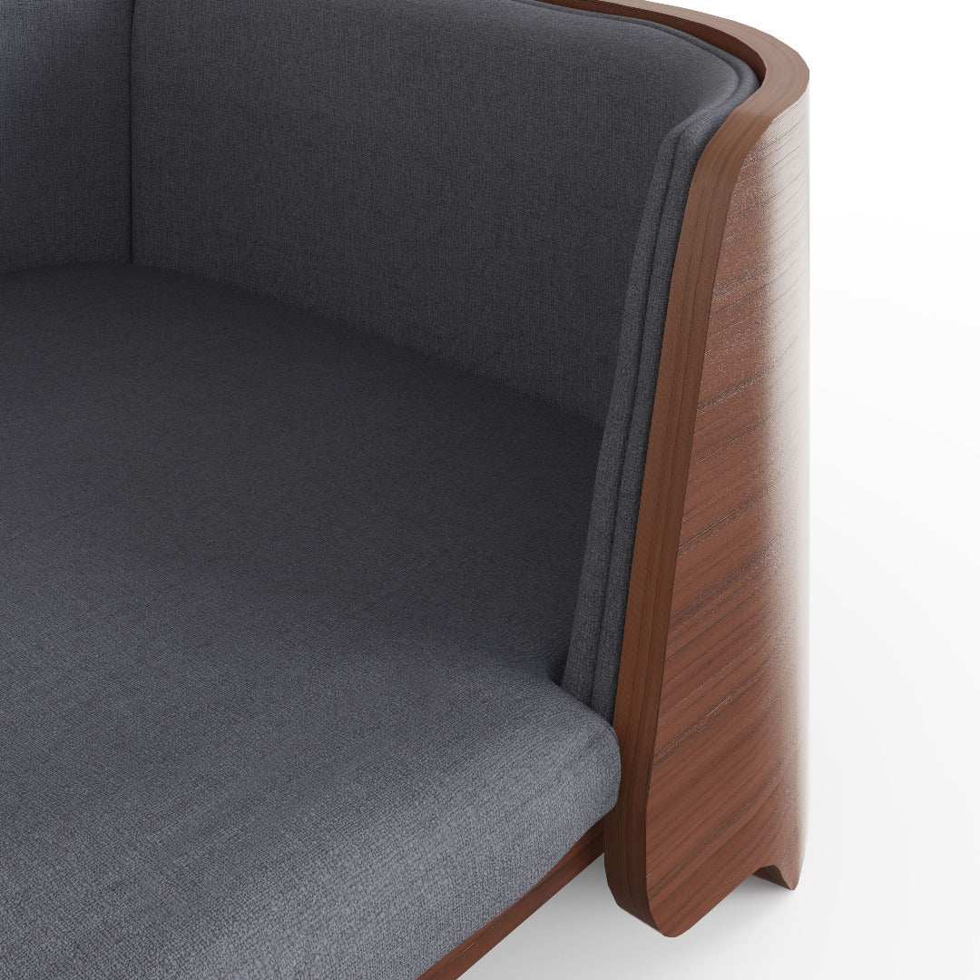 Small Wooden Pet Bed - walnut - Price Crash Furniture