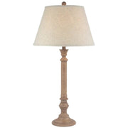 Solenne Table Lamp With Edged Linen Shade - Price Crash Furniture