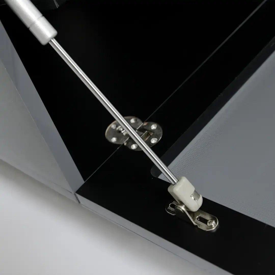Sorrento Grey High Gloss TV Storage Cabinet, Bonded glass top, Aluminium feet 1600 mm - Price Crash Furniture